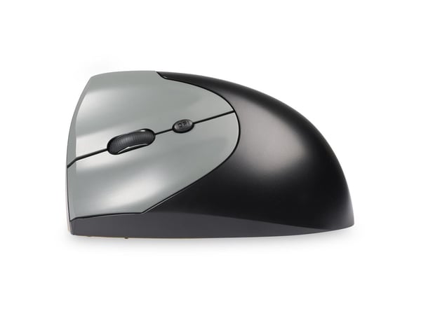 BakkerElkhuizen Handshake datormöss Kontor vänster hand RF Wireless + Bluetooth + USB Type-C Optisk 6400 DPI