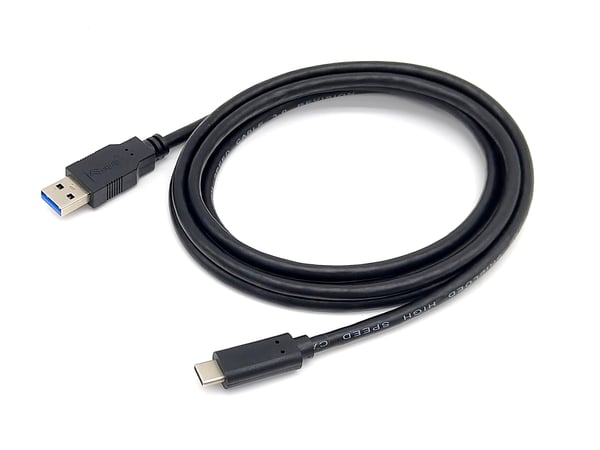 Equip 128344 USB-kablar USB 3.2 Gen 1 (3.1 Gen 1) 2 m USB A USB C 5 Gbit/s Svart