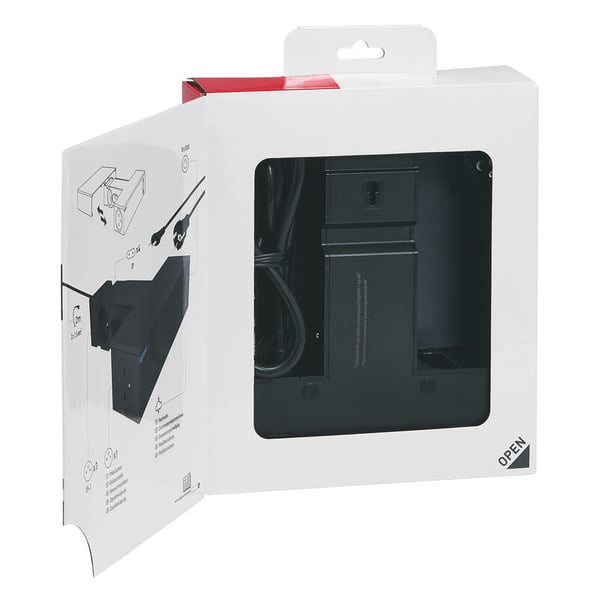 Legrand 049430 jatkojohto 2 m 8 AC-pistorasia(a) Sisätila Musta