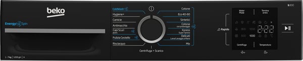 Beko b300 BMWSEP7126EB vaskemaskine Front-læsning 7 kg 1200 rpm Hvid