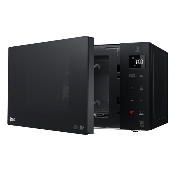 LG MH6535GDS mikroaaltouuni Musta Yhdistelmämikroaaltouuni Pöytämalli 25 L 1150 W