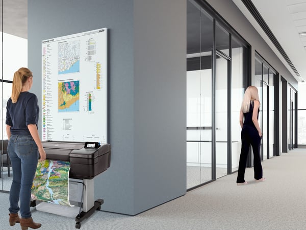 HP Designjet Z6dr 44" PostScript-printer med V-Trimmer