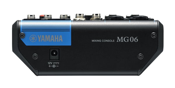 Yamaha MG06 ljudmixbord 6 kanaler Svart