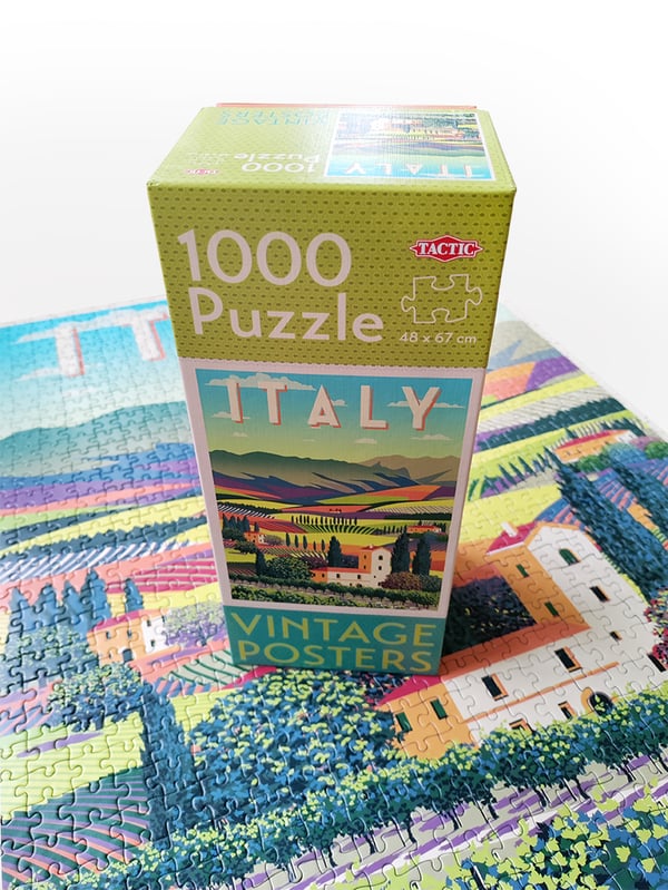 Tactic Vintage Italy 1000 pcs Puslespil 1000 stk By