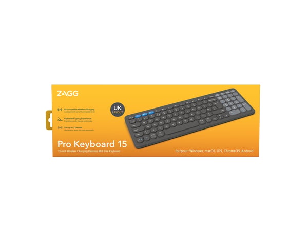 Pro 15 tastatur Universal Bluetooth QWERTY UK Engelsk Sort 84005