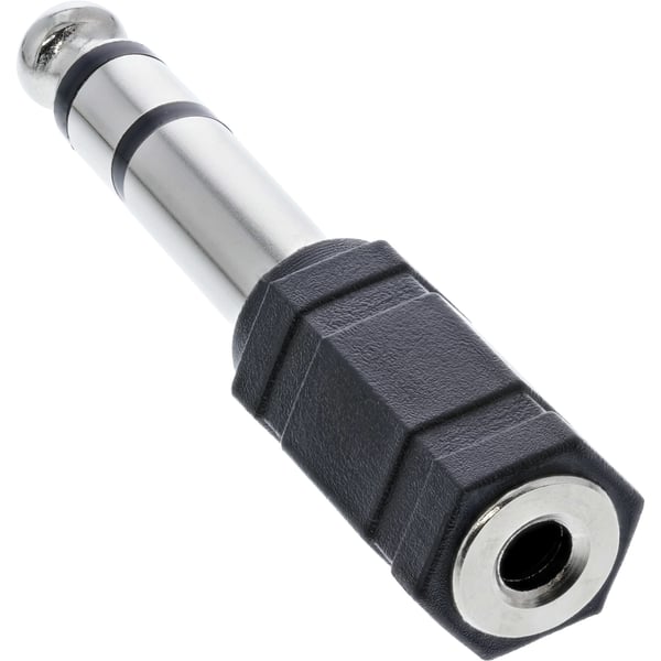 InLine 99305 kabel kønsskifter 3.5mm jack female 3.5mm F Sort
