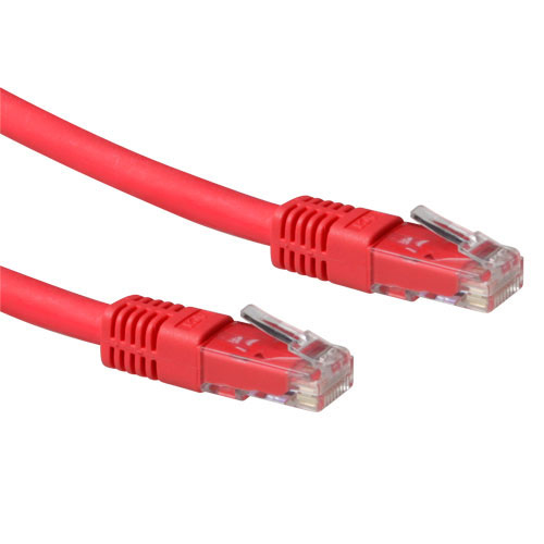 ACT 1.50m Cat6a UTP netværkskabel Rød 1,5 m U/UTP (UTP)