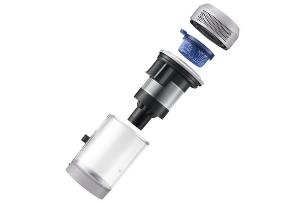 Samsung VS80F28EFP Skaftdammsugare, 2-i-1 Batteri Torr HEPA, Mikro Utan påse 0,5 l 770 W Grå 2,2 Ah