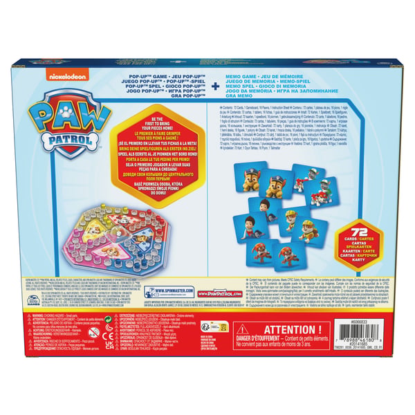 Games PAW Patrol Pop-Up Lautapeli Monilajinen