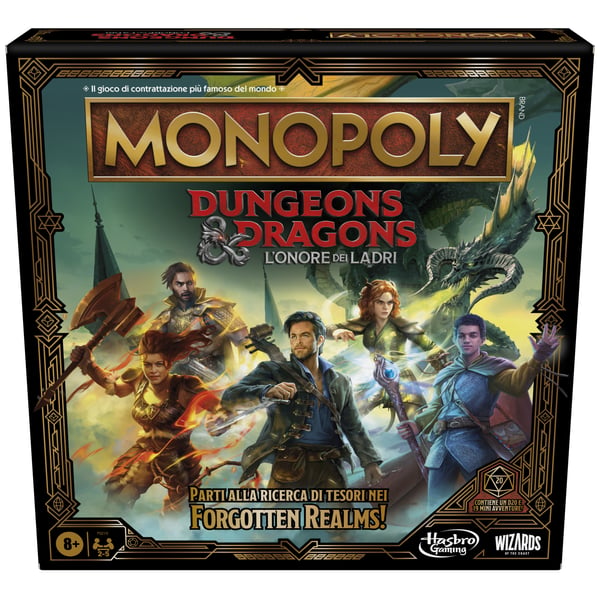 Monopoly Dungeons & Dragons L'Onore dei Ladri Brætspil Strategi