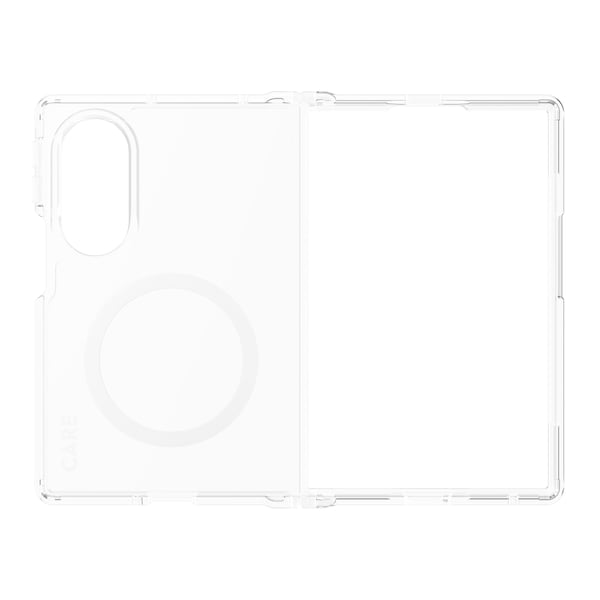 PanzerGlass CARE™ by ® Urban Combat Case Transparent m. Hvid Qi Samsung Fold8