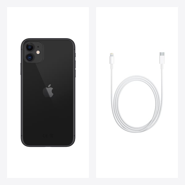 Apple iPhone 11 15,5 cm (6.1") Dubbla SIM-kort iOS 14 4G 128 GB Svart