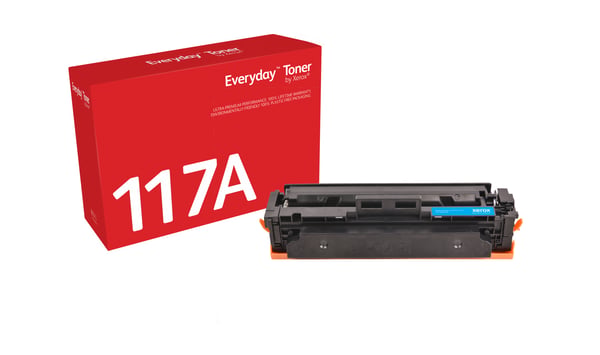 Everyday™ Cyan Toner by Xerox compatible with HP 117A (W2071A), Standard kapacitet