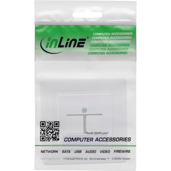 InLine 76202Z stikdåse 2 x RJ-45 Hvid