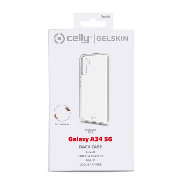 Celly GELSKIN mobiltelefon etui 16,8 cm (6.6") Cover Transparent