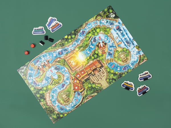 Jumbo Ganzenbord Efteling - Piraña Wildwaterspel