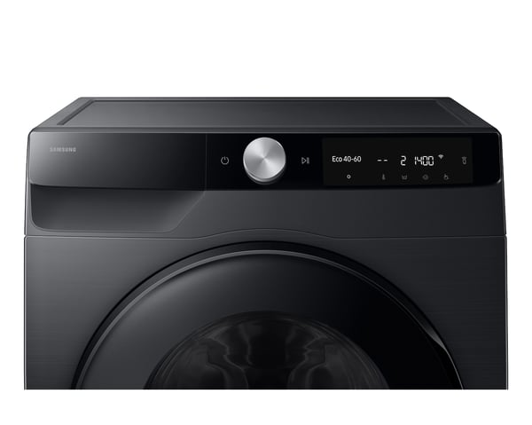 Samsung WD90DG6G94BB/U3 vaskemaskine - tørretumbler Fritstående Front-læsning Sort
