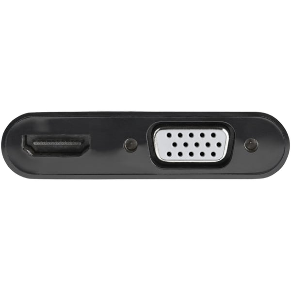 StarTech.com DP2VGAHD20 videokabel adapter DisplayPort HDMI + VGA (D-Sub) Sort