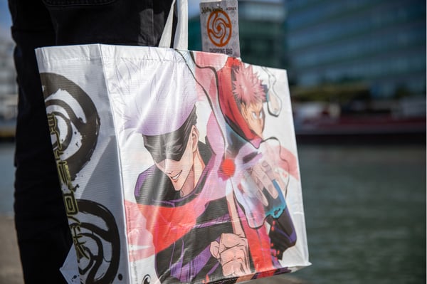 Konix KX JUJUTSU SHOPPING BAG WHITE Valkoinen Kantokassi