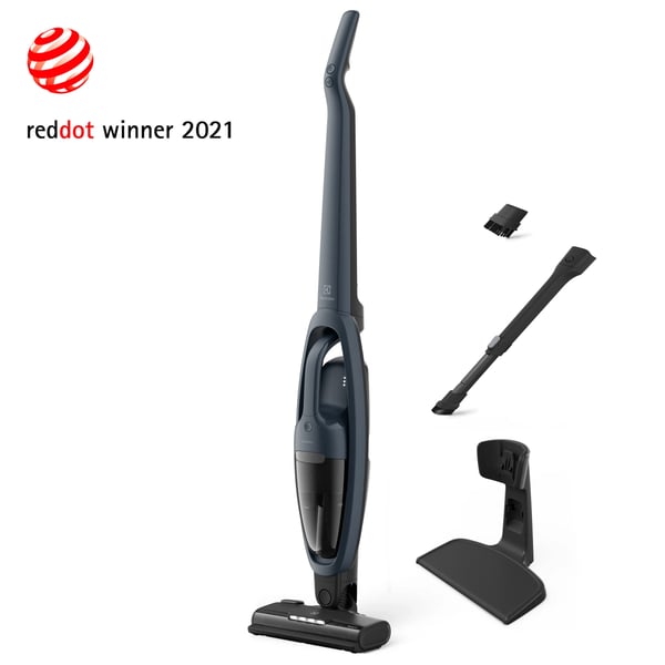 Electrolux ES52CB21DB Sauvaimuri Akku Kuiva Sykloninen, Vaahto, Moottorin jälkeinen suodatin Pussiton 0,3 L 29 W Sininen 2 ah