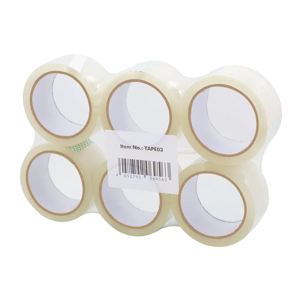 LogiLink TAPE03 vävtejp Lämplig för inomhusbruk 66 m Transparent