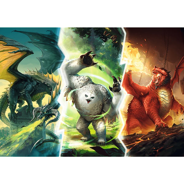 Trefl Dungeons & Dragons Legendary Monsters of Faerun Puslespil 1000 stk Andet