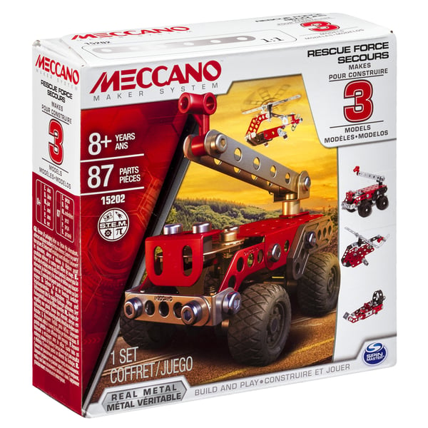 Meccano MEC 3 Models Set - Rescue CN GML