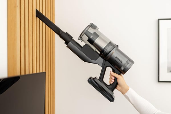 Gorenje SVC296749NEBL 2-i-1 stangstøvsuger Batteri Dry HEPA Poseløs 0,6 L 550 W Kul