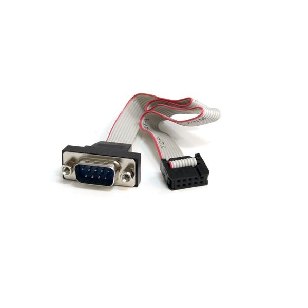 StarTech.com 10-stifts moderkortskontakt till seriell DB9-kabel - Intern kontakt till RS232-adapter