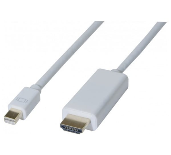 Hypertec 128419-HY videokabel adapter 3 m Mini DisplayPort HDMI Hvid