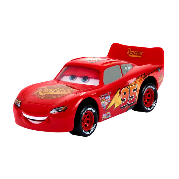 Disney Pixar Cars Disney och Pixar Bilar Moving Moments Blixten McQueen-leksaksbil med rörliga ögon och mun