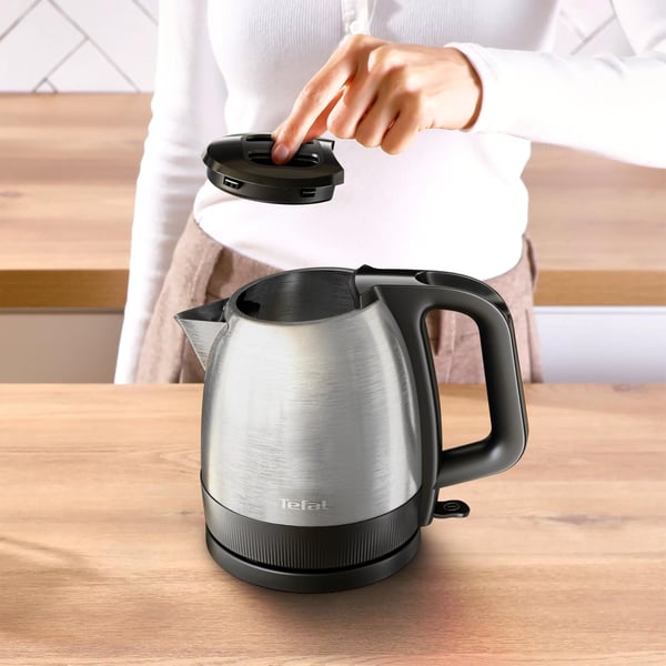 Tefal Express KI1E0DE0 elkedel 1,2 L 2200 W Rustfrit stål