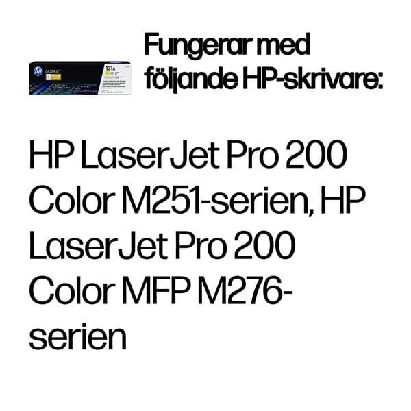 HP 131A gul LaserJet-tonerkassett, original