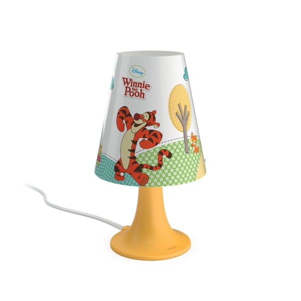 Philips Nalle Puh, gul LED-bordslampa