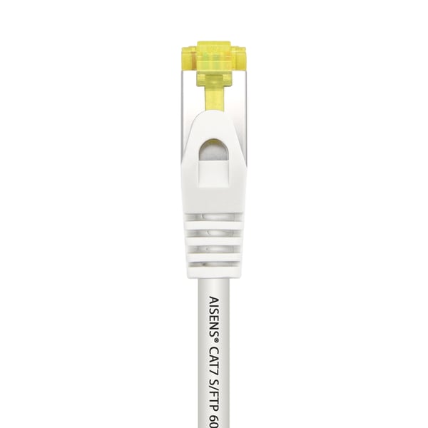 AISENS A146-0490 nätverkskablar Vit 1 m Cat7 S/FTP (S-STP) Rund