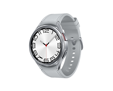 Samsung Galaxy Watch6 Classic 3,81 cm (1.5") OLED 47 mm Digital 480 x 480 pixlar Pekskärm Silver Wi-Fi GPS