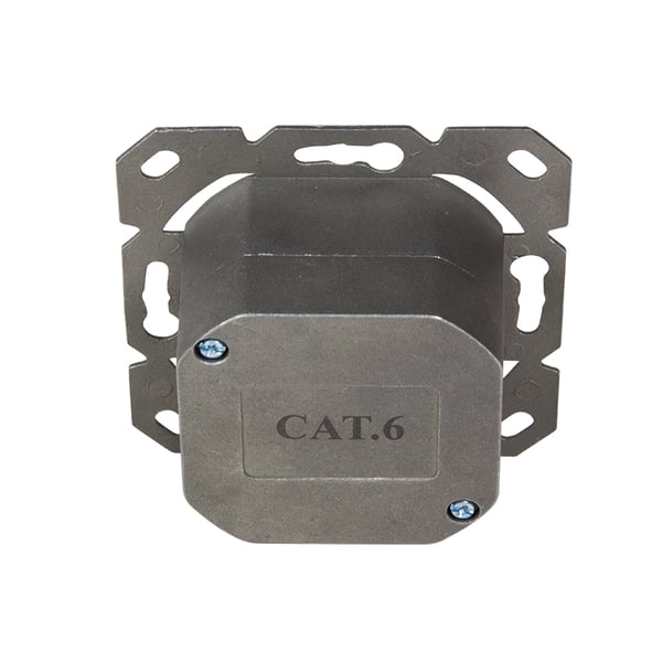 LogiLink NP0039A stikkontakt RJ-45 Metallic, Hvid