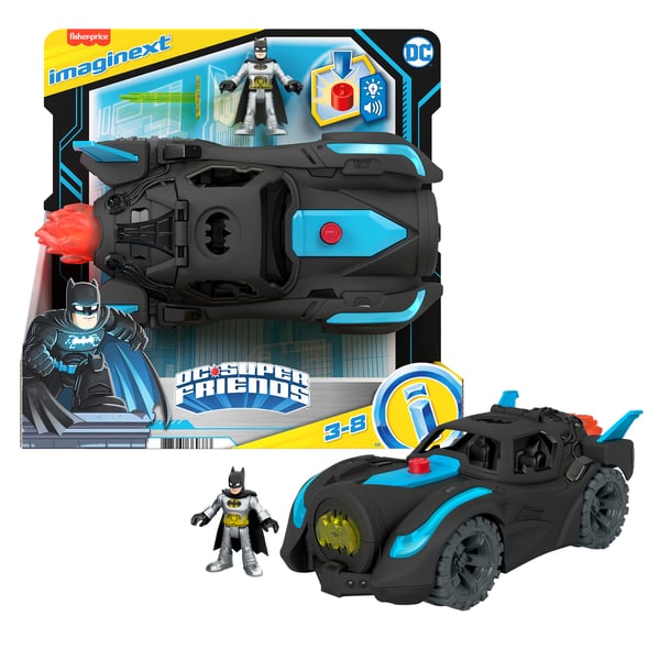 Fisher-Price Imaginext DC Super Friends Lights & Sounds Batman Batmobile