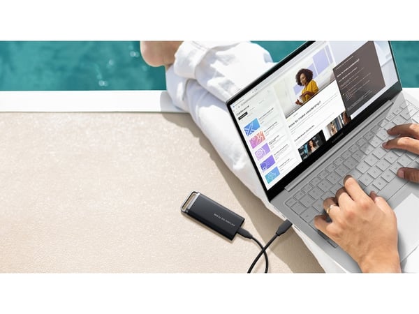 Samsung T5 EVO 2 TB USB Type-C 3.2 Gen 1 (3.1 Gen 1) Grå