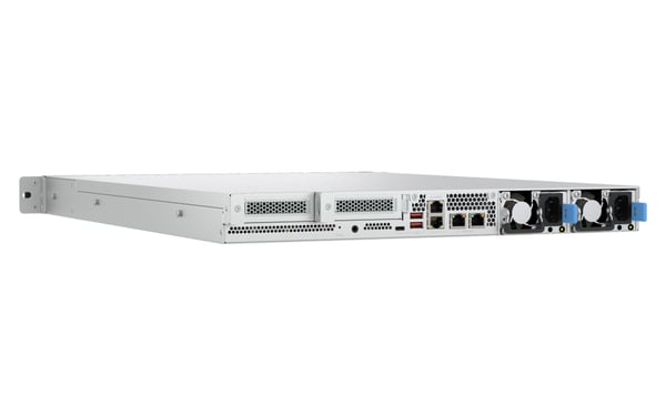 QNAP TS-h1077AFU-R7-32G NAS Stativ (1U) AMD Ryzen™ 7 32 GB DDR5 0 TB QNAP QTS Sort, Grå