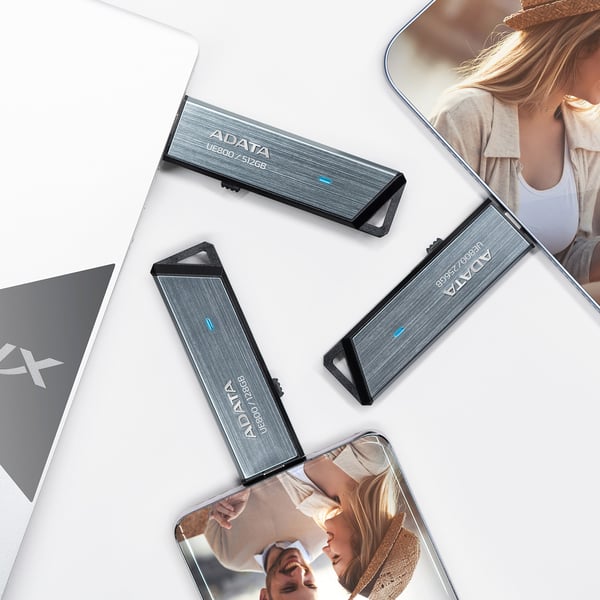 ADATA AELI-UE800-2T-CSG USB-nøgle 2 TB USB Type-C 3.2 Gen 2 (3.1 Gen 2) Sølv