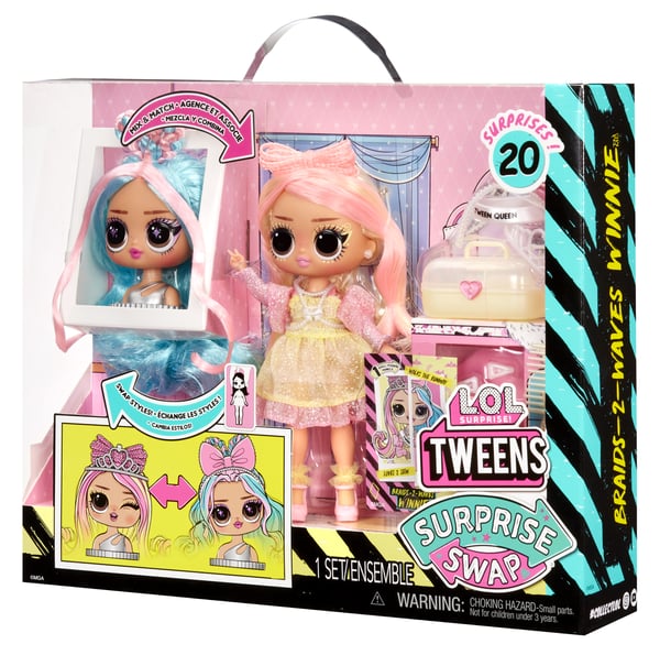 L.O.L. Surprise! Tweens Surprise Swap Fashion Doll- Braids-2-Waves Winnie