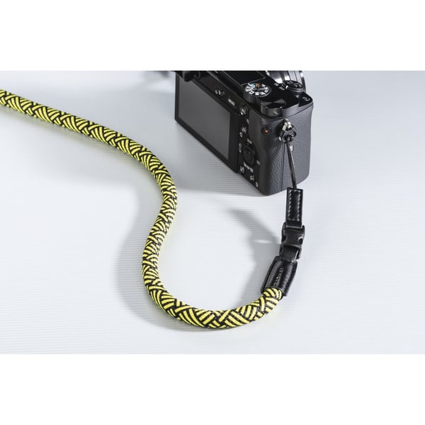Hama Braid 120 remmar Digitalkamera Nylon Svart, Gul
