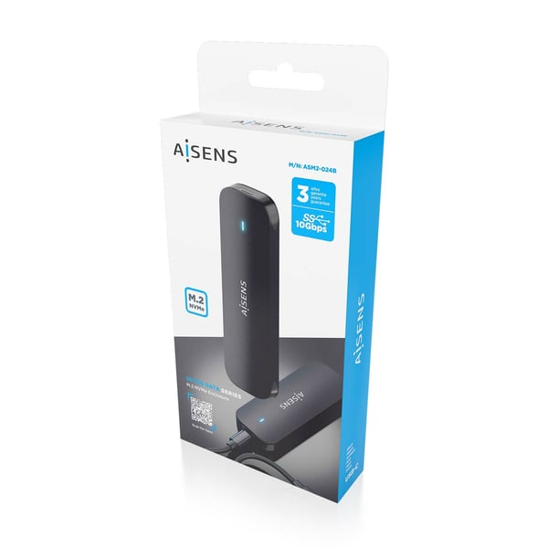 AISENS ASM2-024B drevkabinet SSD kabinet Sort M.2