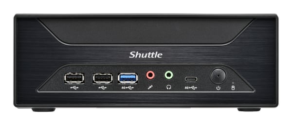 Shuttle XH810 barebone-tietokonerunko 3.5L kokoinen PC Musta Intel H810 LGA 1851 (Socket V1)