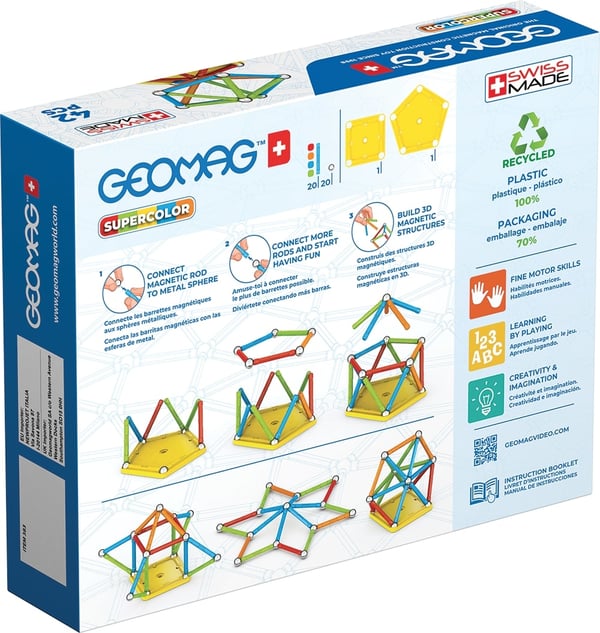 Geomag Super Color Recycled Neodymmagnetleksak