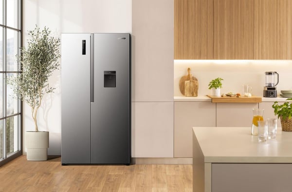 Gorenje NRS917E41XWD Kombinerad kyl/frys side-by-side Fristående 541 l Grå