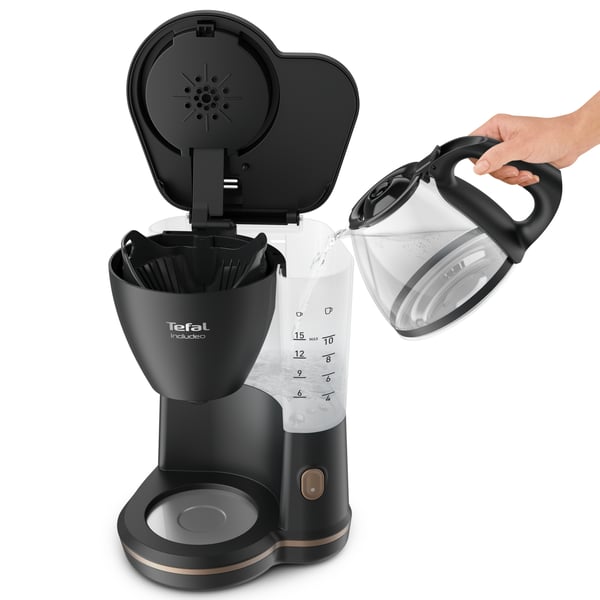 Tefal Includeo CM5338 Halvautomatisk Droppande kaffebryggare