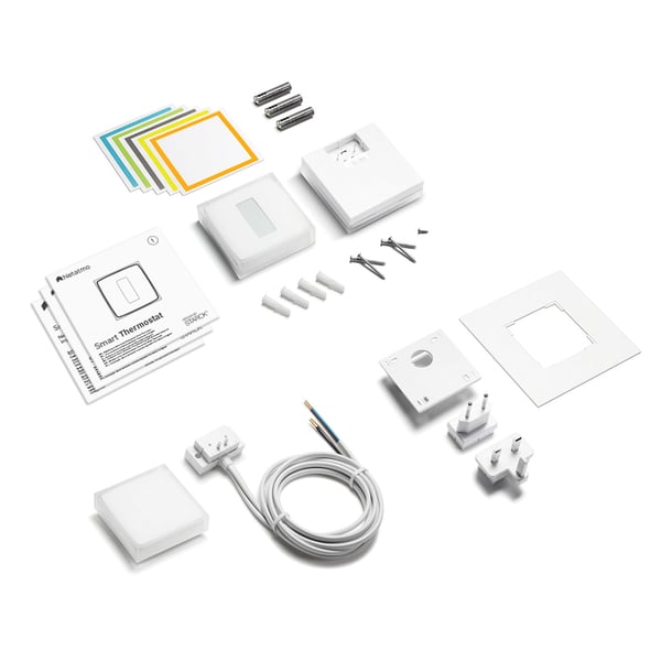 Netatmo NBU-NTH-NAV termostat RF Transparent, Hvid