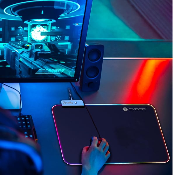 Celly CyberPad Gaming musemåtte Sort